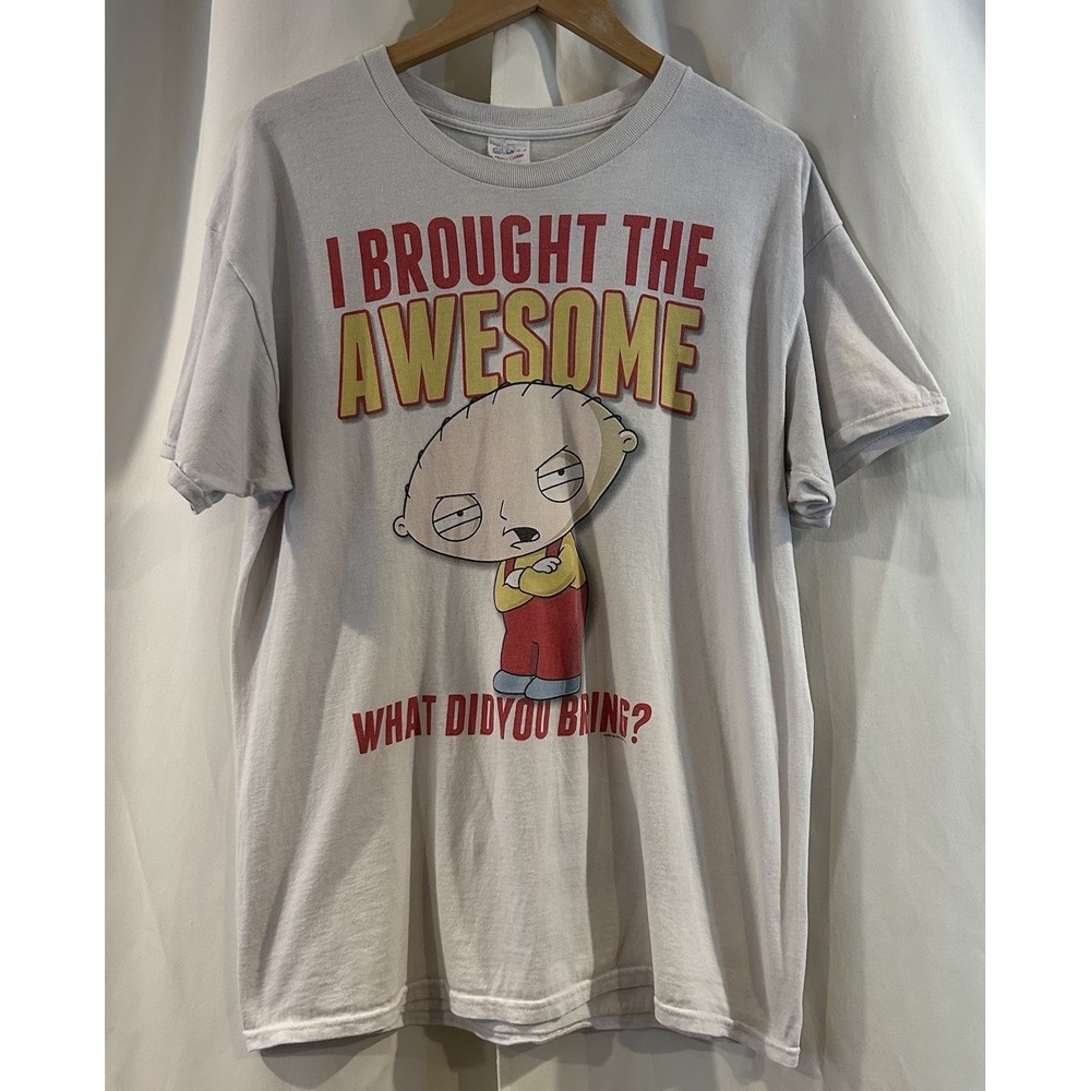 Family Guy Stewie Graphic T-Shirt Funny‎ Size Large 2013 Faded